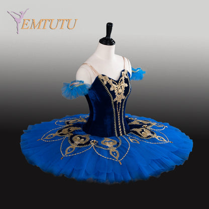 EM1130C EMTUTU Blue bird professional ballet tutus women girls blue classical ballet costume adult Le Corsaire ballet tutu pancake tutu costume