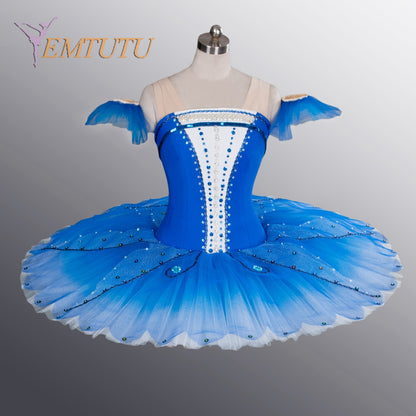 EM1094 EMTUTU Blue bird professional ballet tutus women girls blue classical ballet costume adult Le Corsaire ballet tutu pancake tutu costume