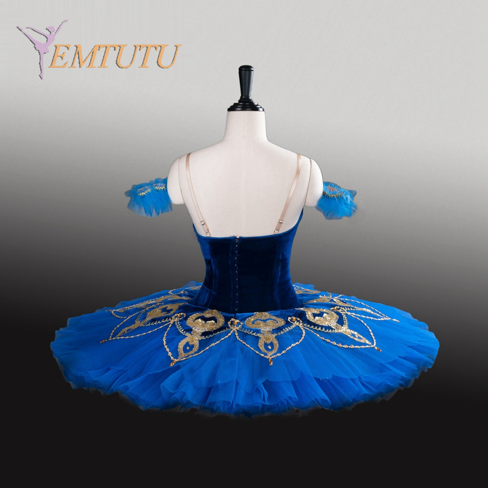 EM1130C EMTUTU Blue bird professional ballet tutus women girls blue classical ballet costume adult Le Corsaire ballet tutu pancake tutu costume