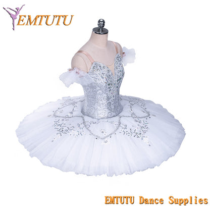 EM1187 EMTUTU Adult Girls Professional Ballet Tutu Le Corsaire Gulnare Women Ballet Stage Costumes Pancake Performance Tutus White