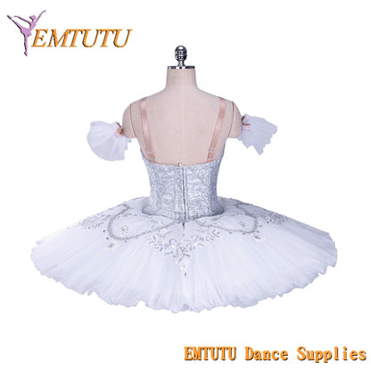 EM1187 EMTUTU Adult Girls Professional Ballet Tutu Le Corsaire Gulnare Women Ballet Stage Costumes Pancake Performance Tutus White