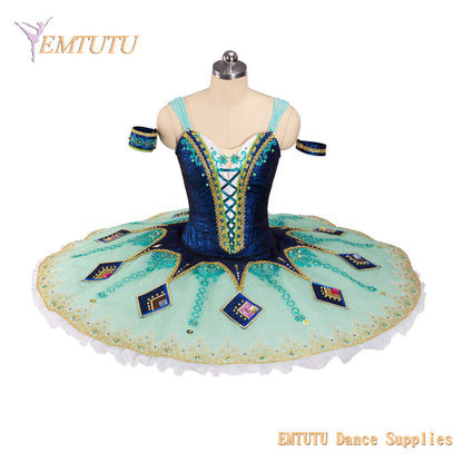 EM1404 EMTUTU Adult Professional Ballet Tutu Harlequinade Tutus Women Girls Ballet Stage Costumes Pancake Performance Tutus YAGP