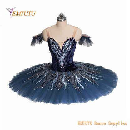 EM1423 EMTUTU Professional Ballet Tutus Blue for Women Girls Raymonda Variation Ballet Stage Performance Tutu Costume Custom Made