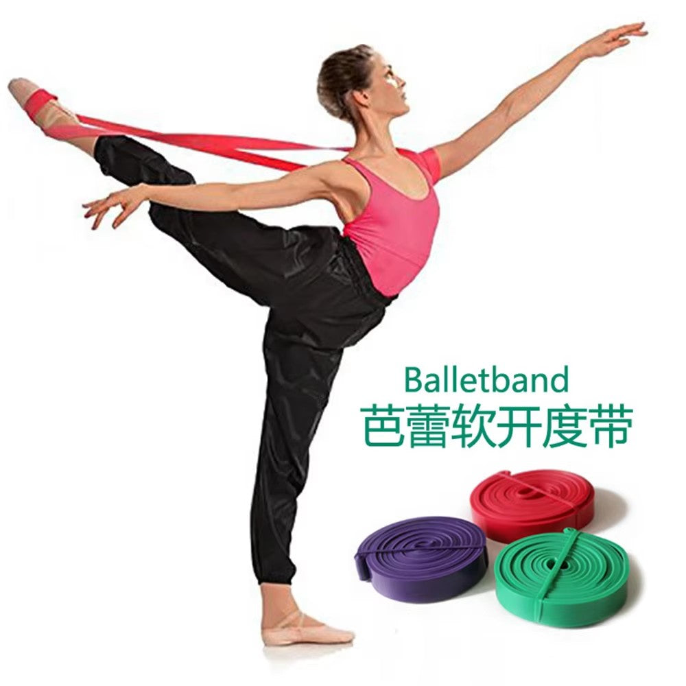 EMTUTU Elastic Ballet Soft Opening Back Shoulder Foot Stretch Ballet Band Gymnastic Yoga Pilates Training Ballet Dance Resistance Band