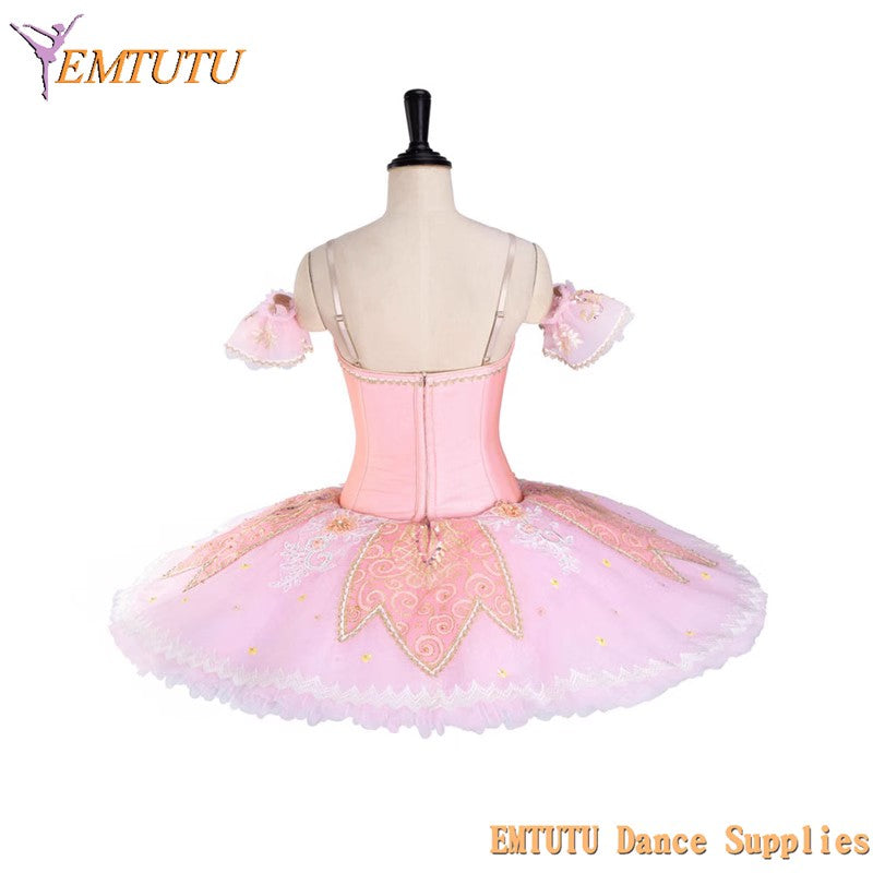 EM1392  EMTUTU Adult Child Performance Classical Pink Professional Ballet Tutu Costume Sleeping Beauty