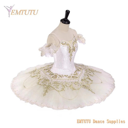 EM1403 EMTUTU Adult Professional Ballet Tutu Raymonda Women Ballet Stage Costumes Pancake Performance Tutus Don Quixote Wedding