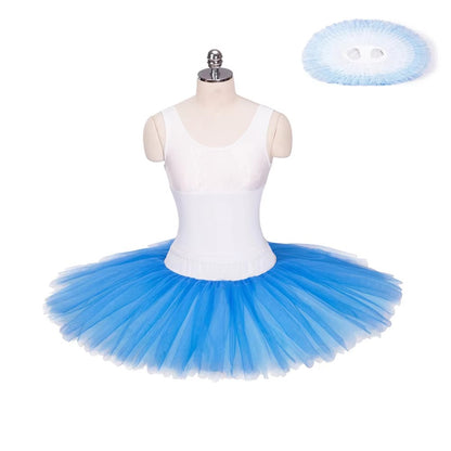 EM1005 EMTUTU Professional Half Ballet Tutu Pancake Half Ballet Tutu Costume Adult Children Ballet Tutu Skirt Firm Tulle Assorted Colors