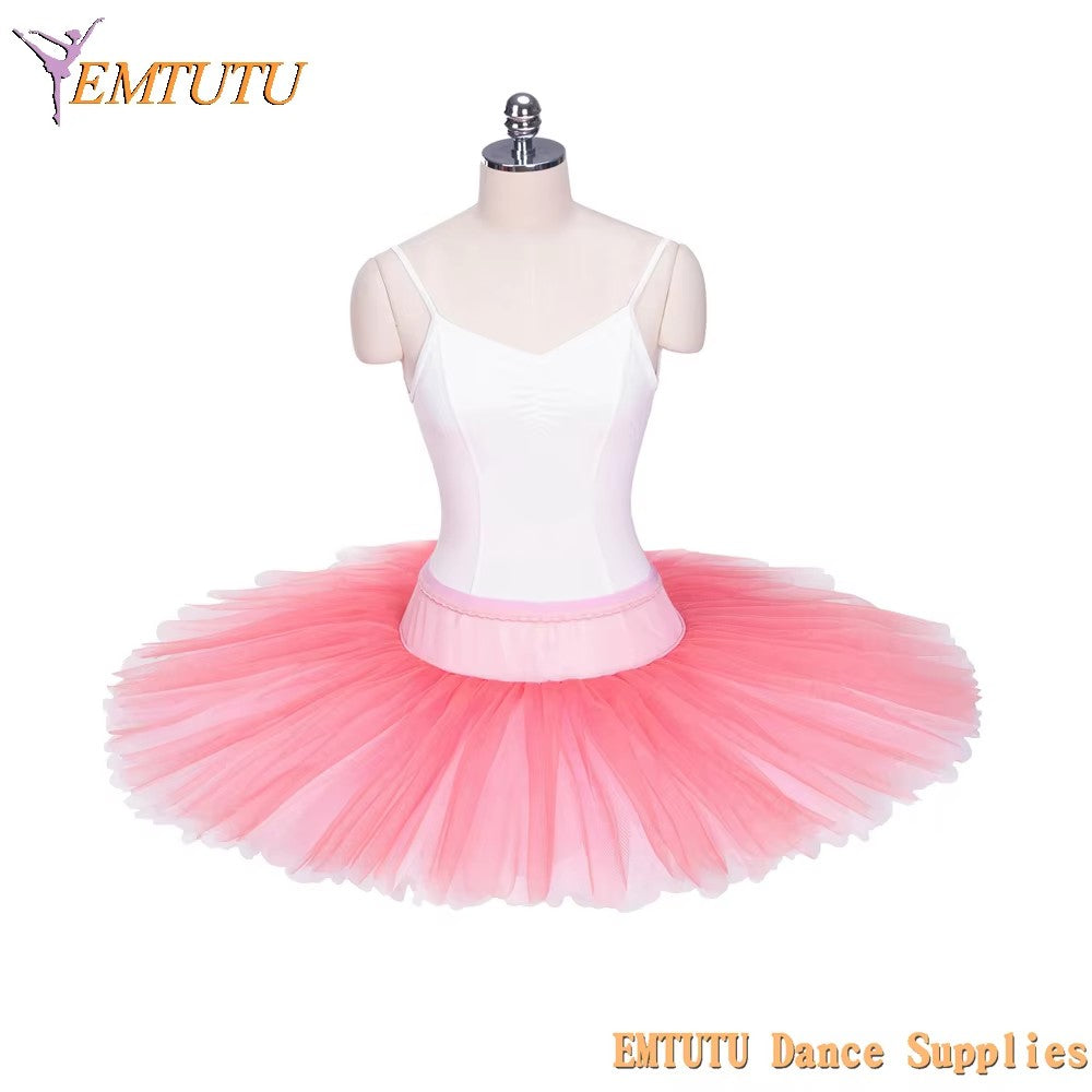 EM1005 EMTUTU Professional Half Ballet Tutu Pancake Half Ballet Tutu Costume Adult Children Ballet Tutu Skirt Firm Tulle Assorted Colors