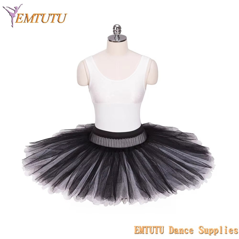 EM1005 EMTUTU Professional Half Ballet Tutu Pancake Half Ballet Tutu Costume Adult Children Ballet Tutu Skirt Firm Tulle Assorted Colors