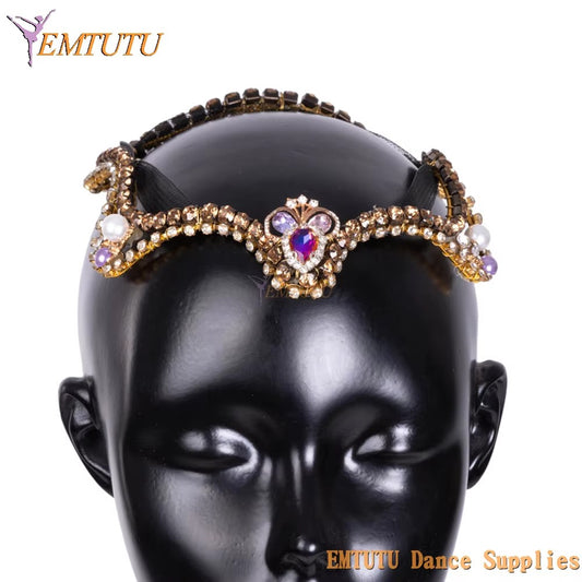 MD057 EMTUTU Paquita Le Corsaire Professional Ballet Headwear Ballet Tiara for women Girls Stage Performance Ballet Headpiece YAGP