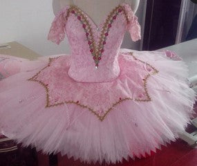 ST242 EMTUTU Nutcracker Professional Ballet Tutu Pink Sugar Plum Fairy Ballet Stage Costume Sleeping Beauty Snow Flake Ballerina Ballet Tutu