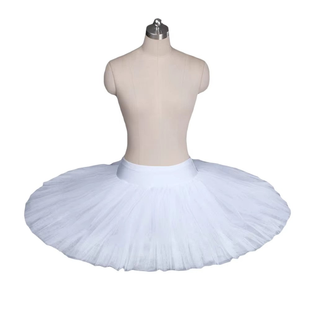 EM1005G EMTUTU Firm Tulle Professional Half Ballet Tutu Professional Ballet Tutus Pancake Practice Rehearsal Platter Ballet Half Tutu Skirt