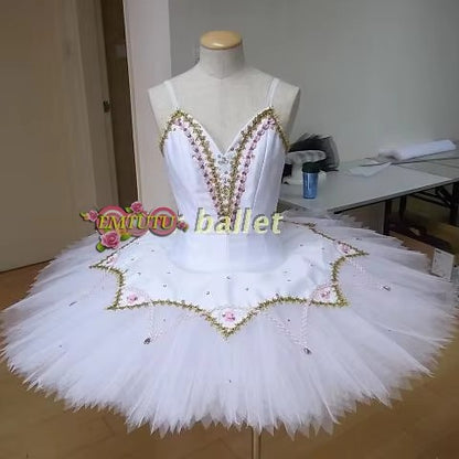 ST242 EMTUTU Nutcracker Professional Ballet Tutu Pink Sugar Plum Fairy Ballet Stage Costume Sleeping Beauty Snow Flake Ballerina Ballet Tutu