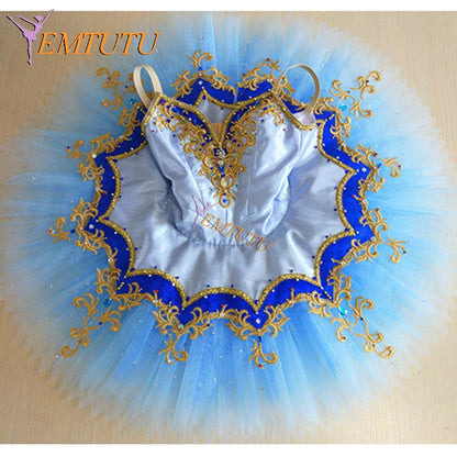 ST334 EMTUTU Le Corsaire professional ballet tutu Blue Women adult Nutcracker performance pancake tutu Flames of Paris ballet stage costume