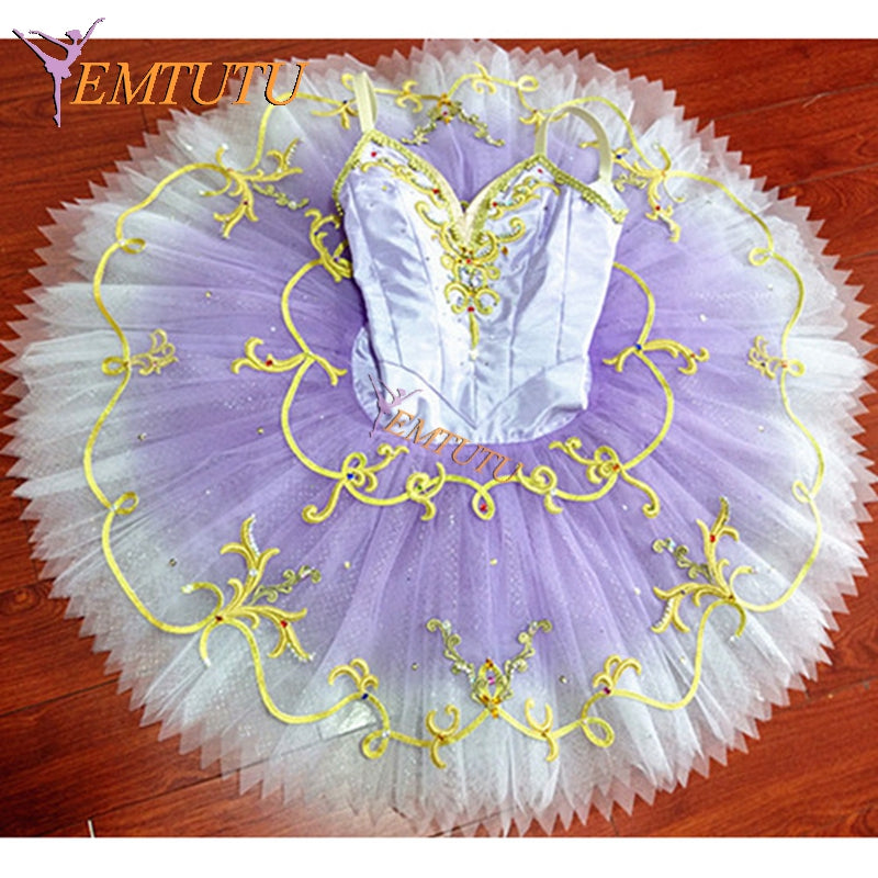 ST339 EMTUTU Ombre Blue Le Corsaire professional ballet tutu Blue Bird performance pancake tutus Sleeping Beauty ballet stage costume Custom