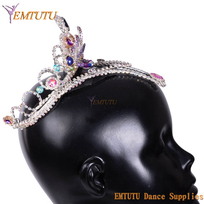 MD053 EMTUTU Professional Ballet Headwear Headdress Adult Child Ballet Competition Performance Ballet Tiara for Women