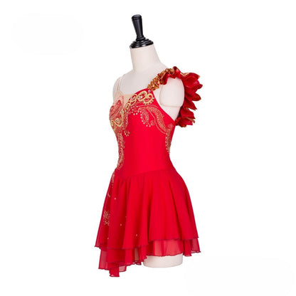 EM1304 EMTUTU Diana Ballet Variation Ballerina Red Competition Dress Professional Custom Ballet Costumes