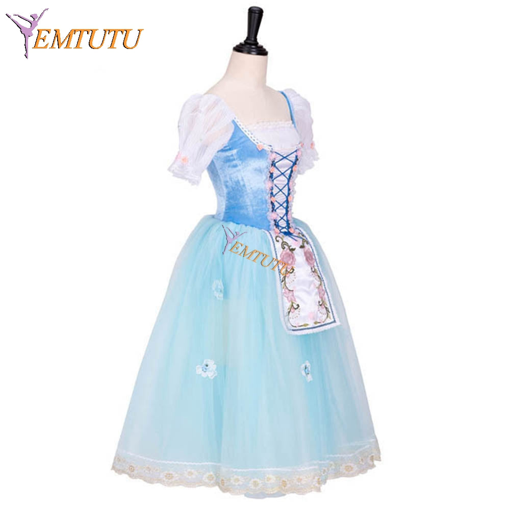 EMTUTU Plum 5 Layer Soft Tulle La Fille Mal Gardee Professional Ballerina YAGP Competition Dresses Romantic Tutu Ballet