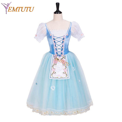 EMTUTU Plum 5 Layer Soft Tulle La Fille Mal Gardee Professional Ballerina YAGP Competition Dresses Romantic Tutu Ballet