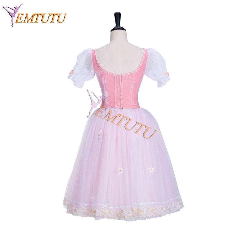 EMTUTU Plum 5 Layer Soft Tulle La Fille Mal Gardee Professional Ballerina YAGP Competition Dresses Romantic Tutu Ballet