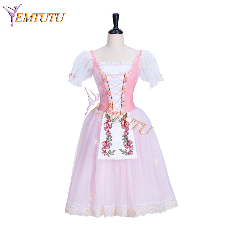 EMTUTU Plum 5 Layer Soft Tulle La Fille Mal Gardee Professional Ballerina YAGP Competition Dresses Romantic Tutu Ballet