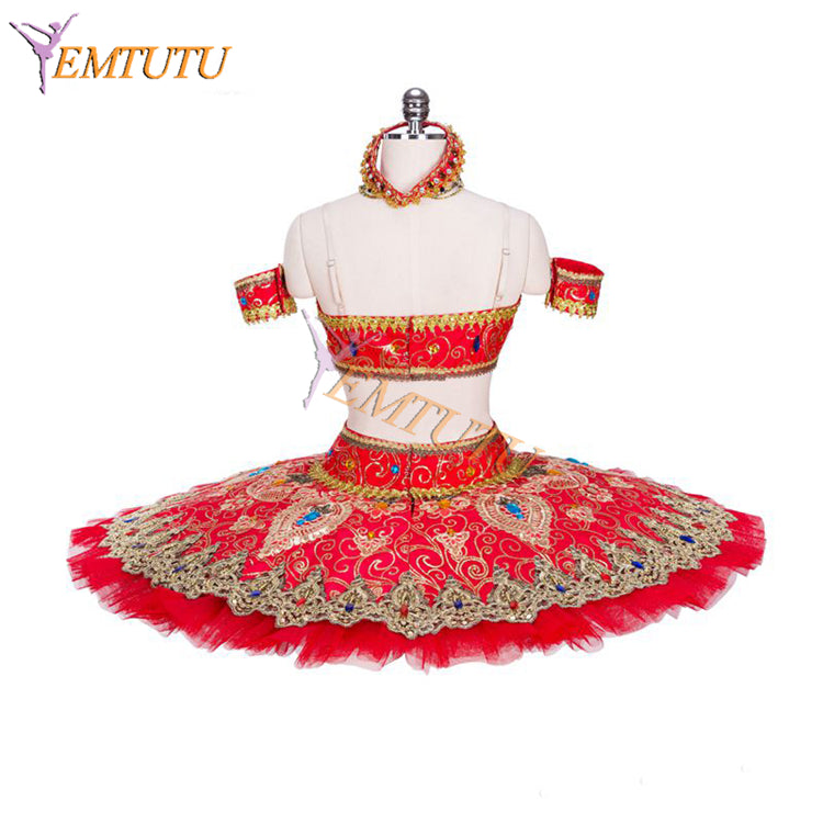 EMTUTU La Bayadere Stage Costume Gamzatti Variation Professional Ballet Costume