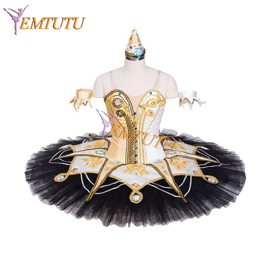 EMTUTU Satanella Ballet Variation Costumes Classical Stage Performance YAGP Competition Professional Platter Tutu