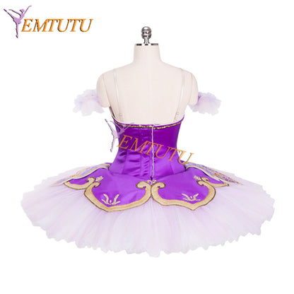 EMTUTU Purple Custom-Made Dance Outfit Sleeping Beauty Lilac Fairy Ballet Costume Professional Tutu Dress