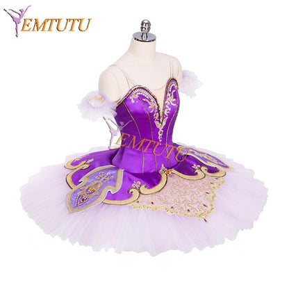 EMTUTU Purple Custom-Made Dance Outfit Sleeping Beauty Lilac Fairy Ballet Costume Professional Tutu Dress